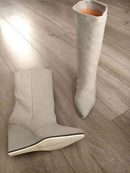  luxury vegan boots by Ivana Basilotta for No One’s Skin 