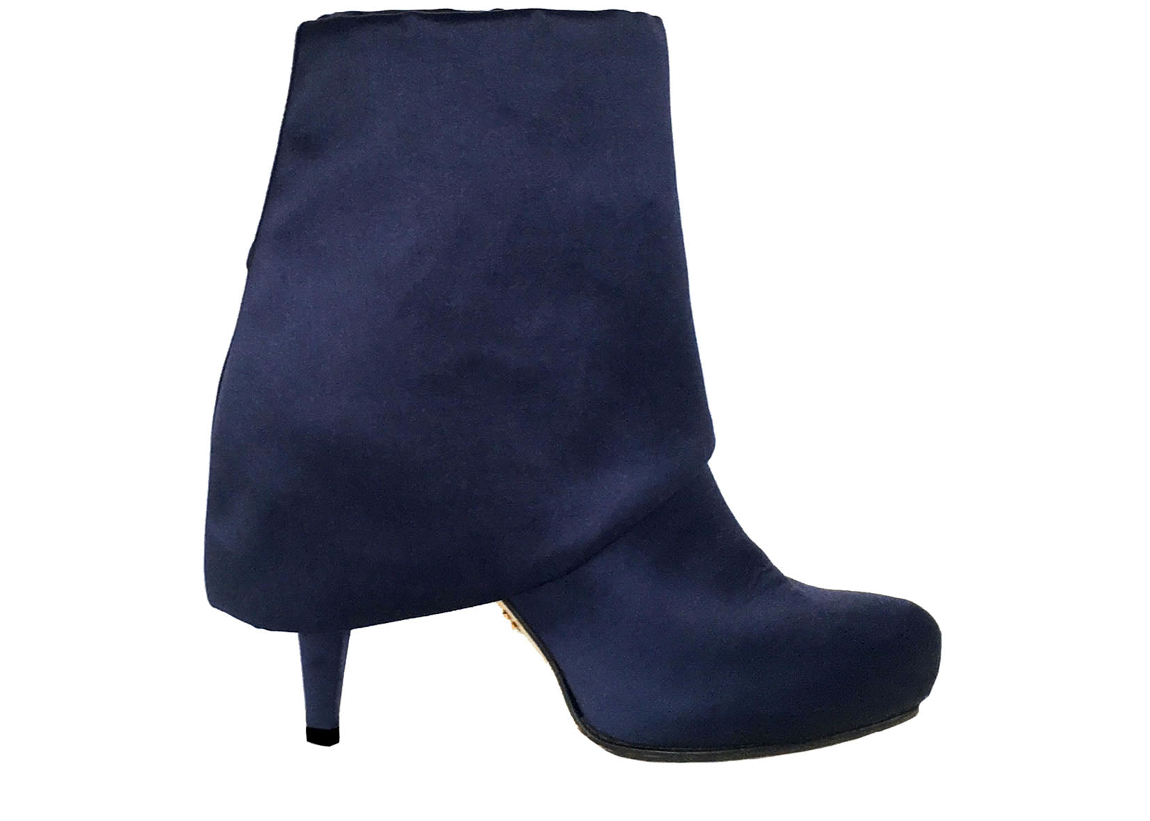 Chloe satin ankle boots, luxury vegan boots, by designer Ivana Basilotta for No One’s Skin