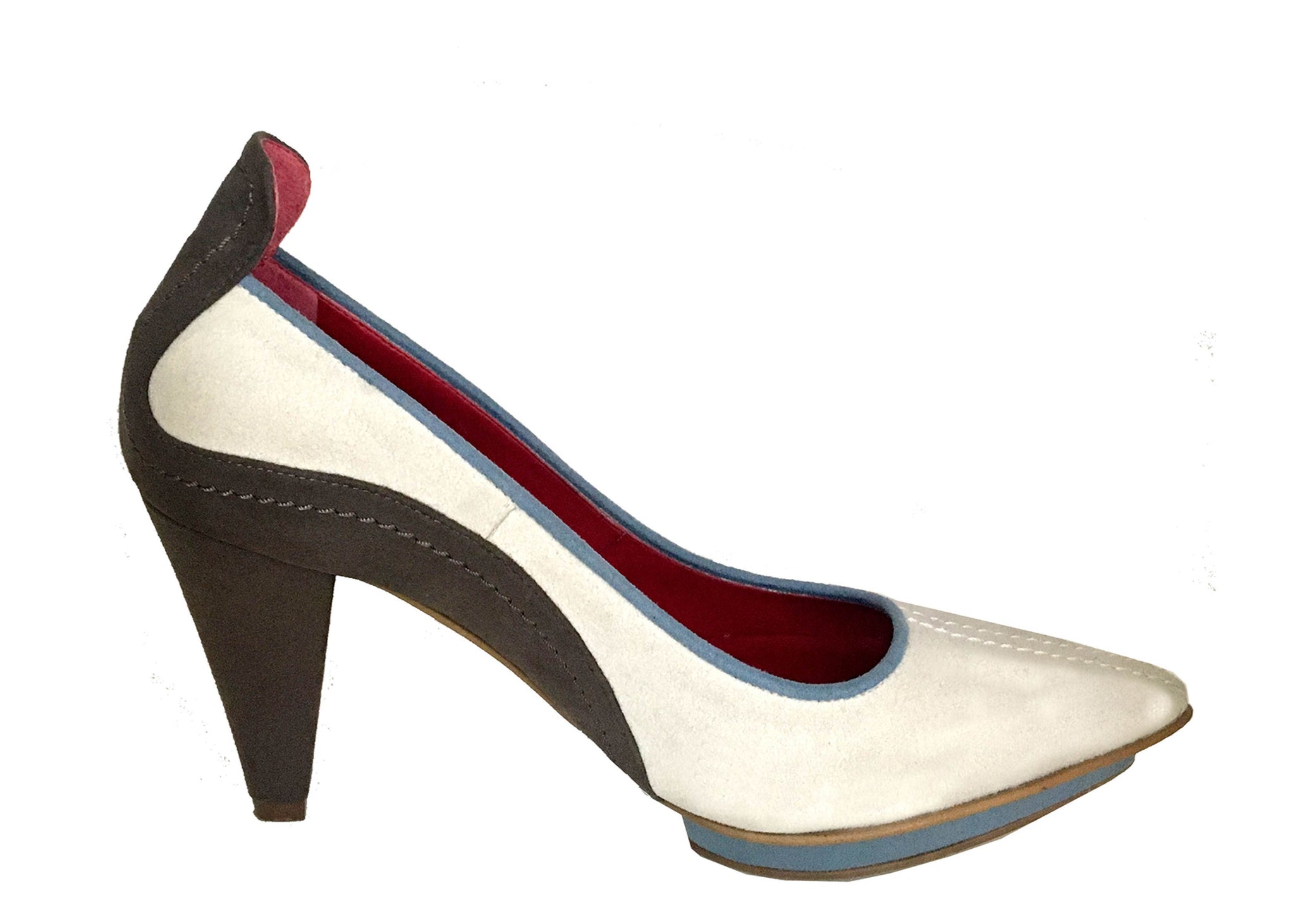 Cone heels luxury designs by Ivana Basilotta for No One’s Skin